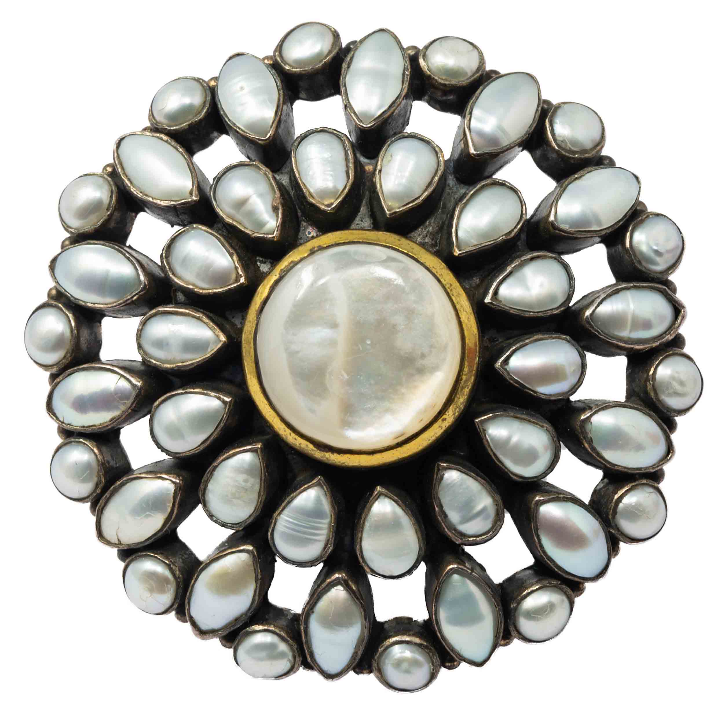White Pearls Ring