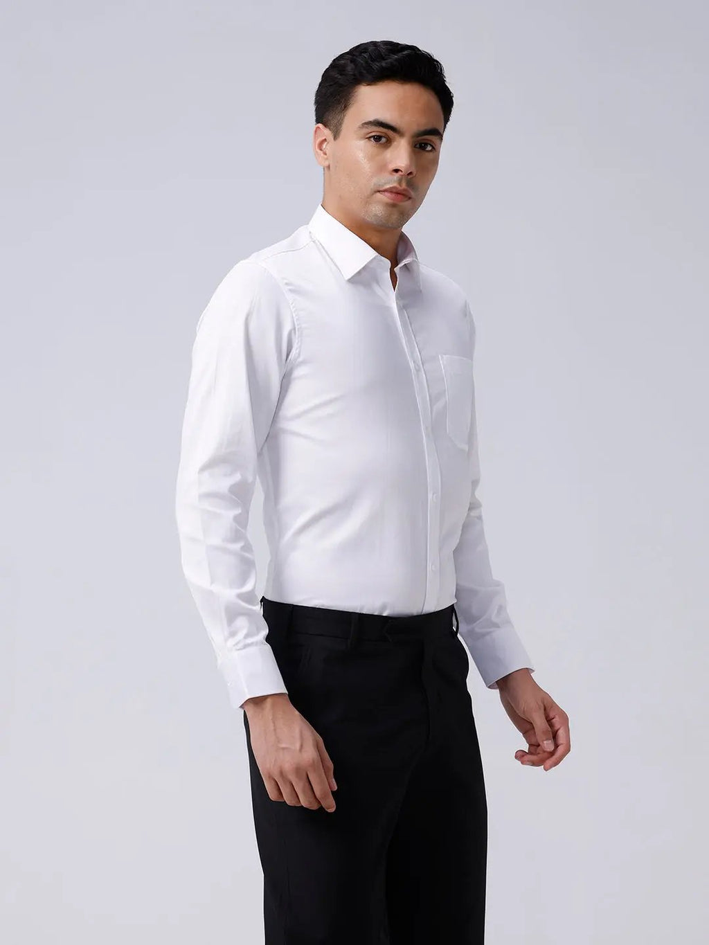 White Poplin Plain ShirtUnited By Hope