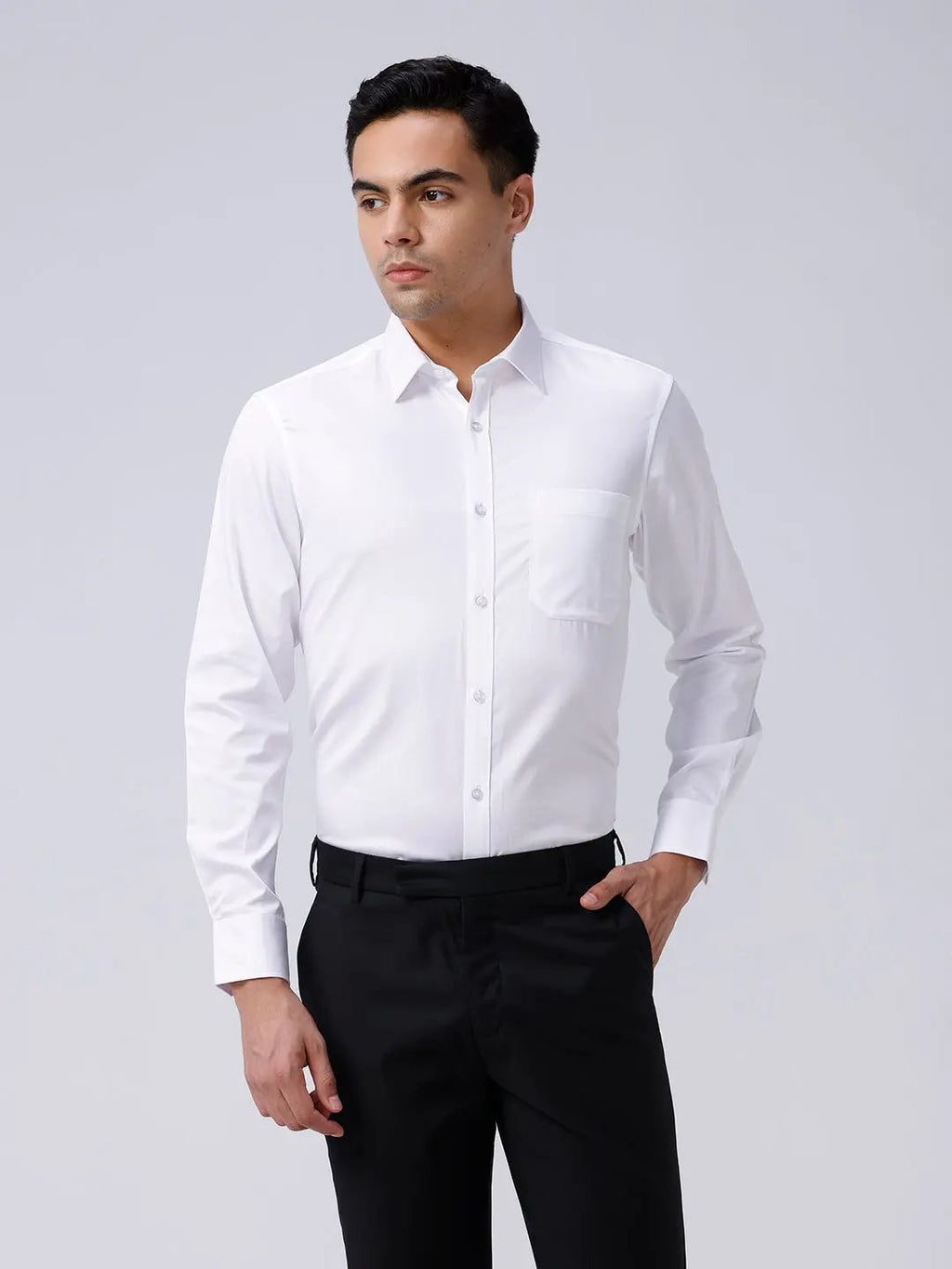 White Poplin Plain ShirtUnited By Hope