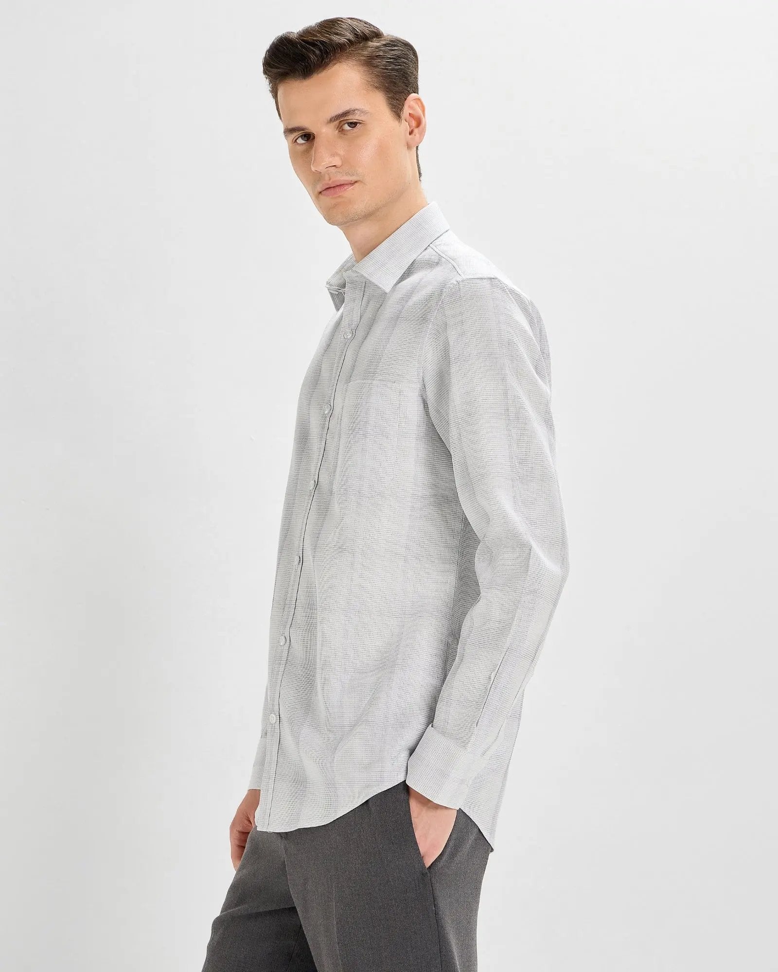 Whitecap Grey Checks ShirtUnited By Hope