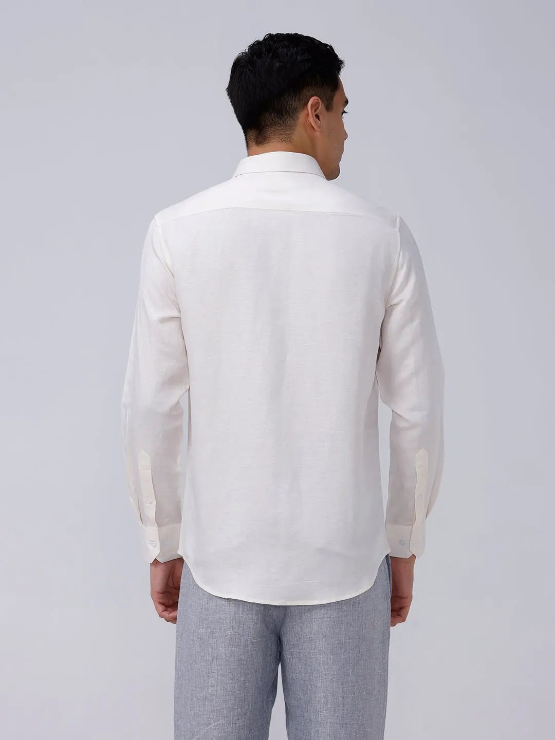 Yellow Plain Tencel ShirtUnited By Hope