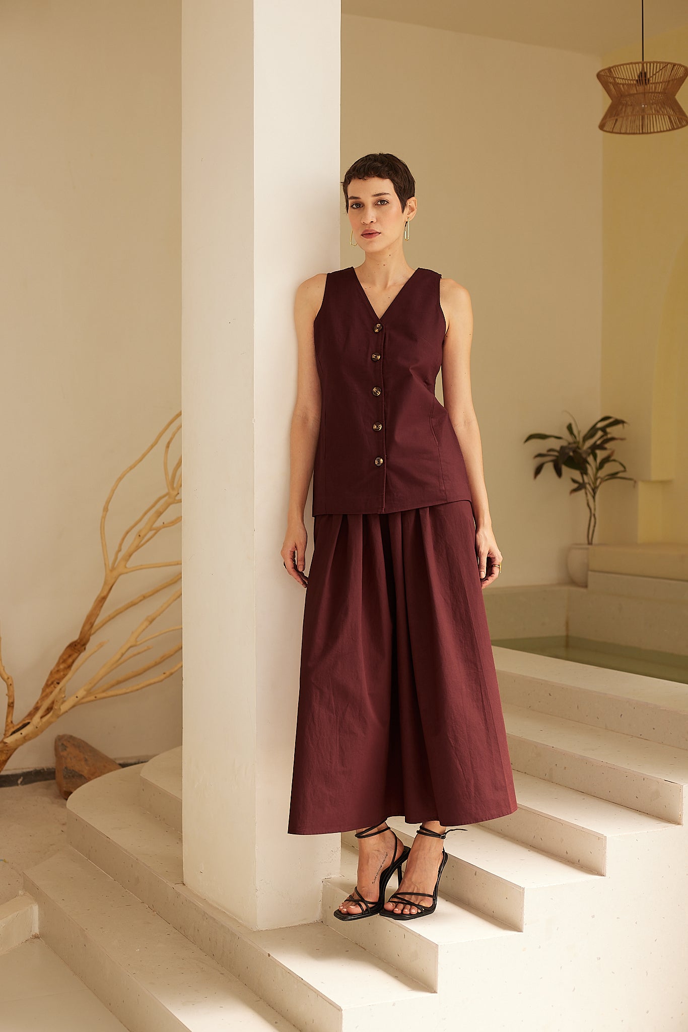 Amber Co-ord Set - Sage By Mala