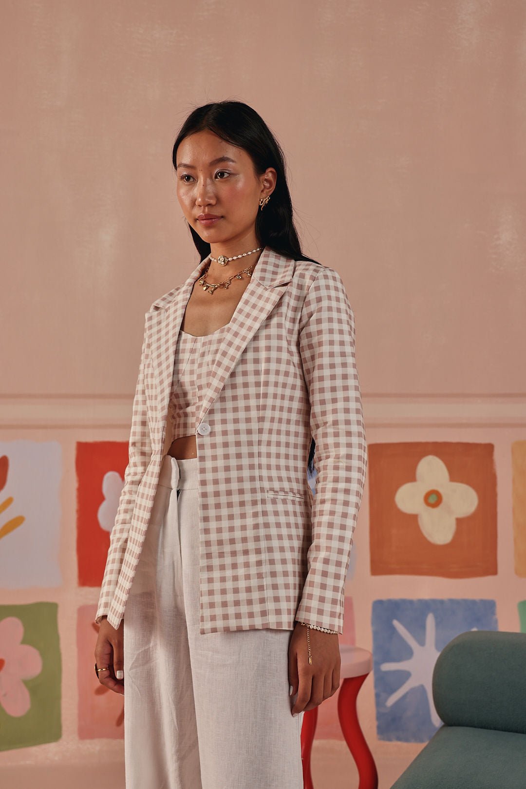 Belle Blazer - Sage By Mala