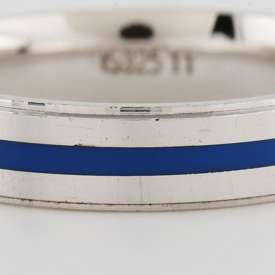 Blue Enameled Silver Ring Rings - By Unniyarcha - Original Manufacturers of Silver Jewelry, Gold Plated Jewellery, Fashion Jewellery and Personalized Soul Bands and Personalized Jewelry