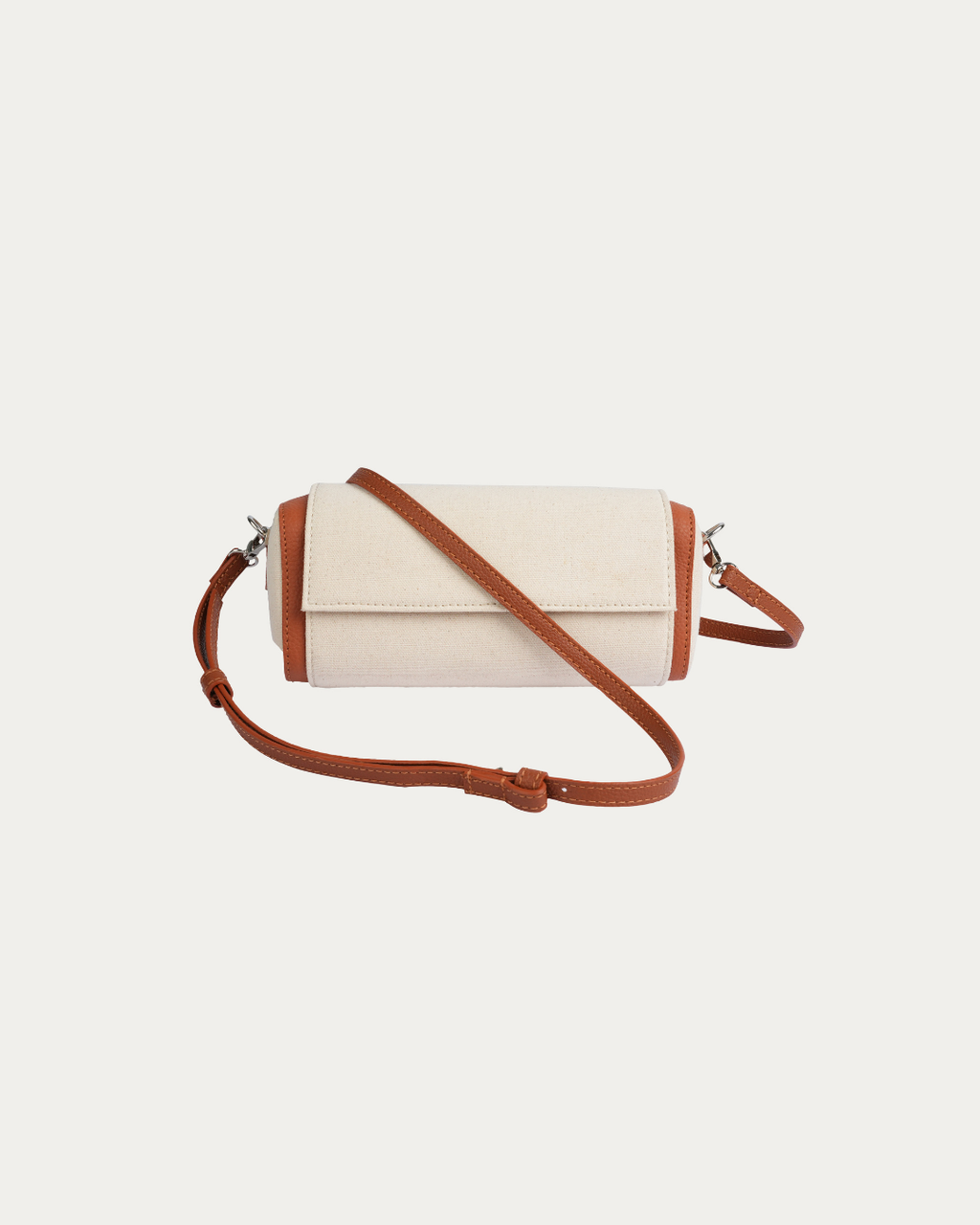 Canvas Clutch Bag Cream Color Bag