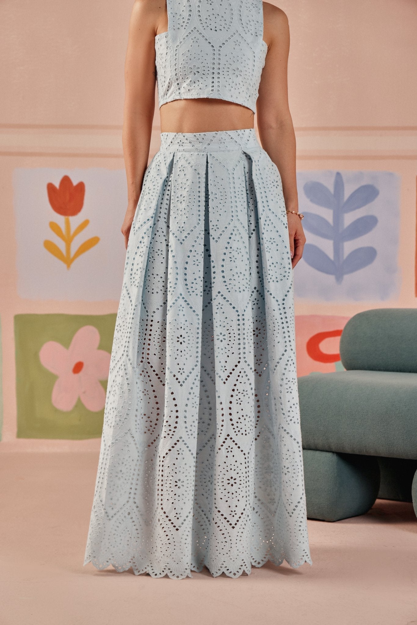 Ciel Skirt - Sage By Mala