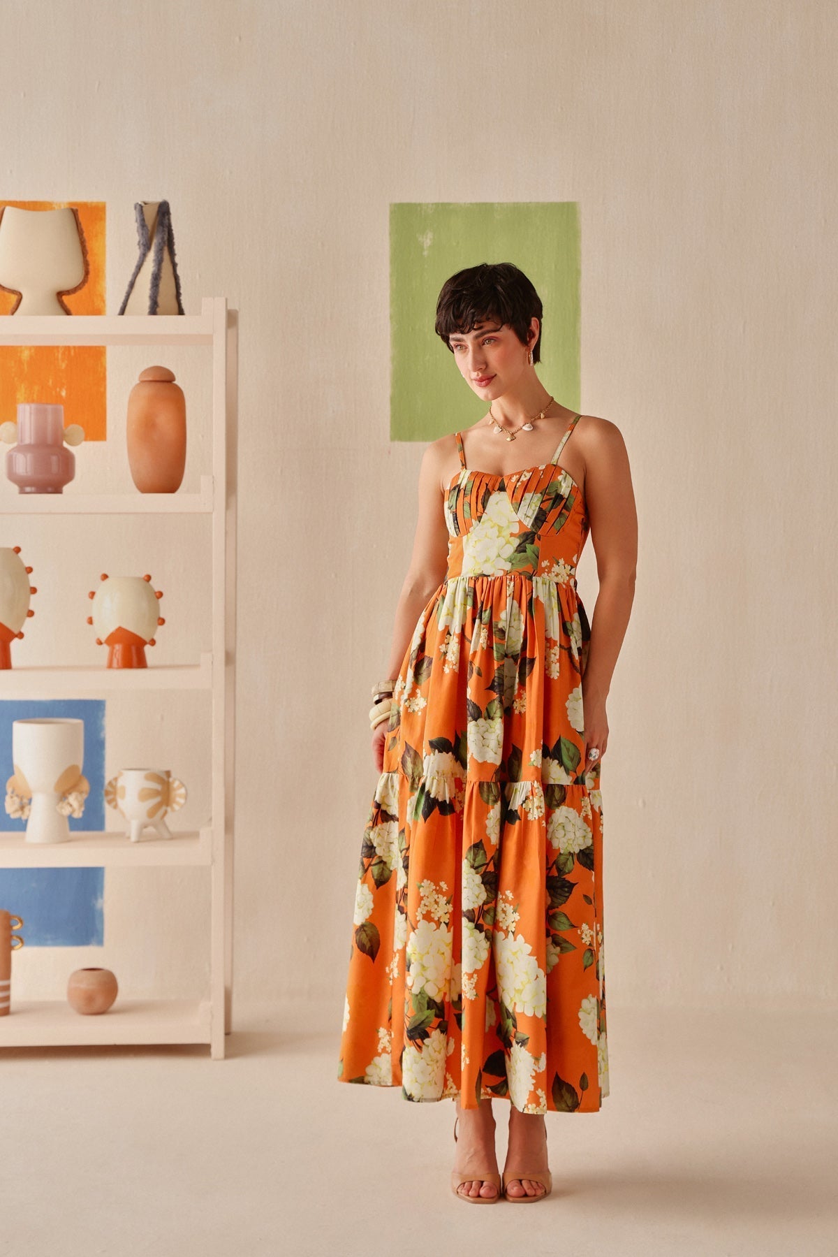 Dahlia Dress - Sage By Mala