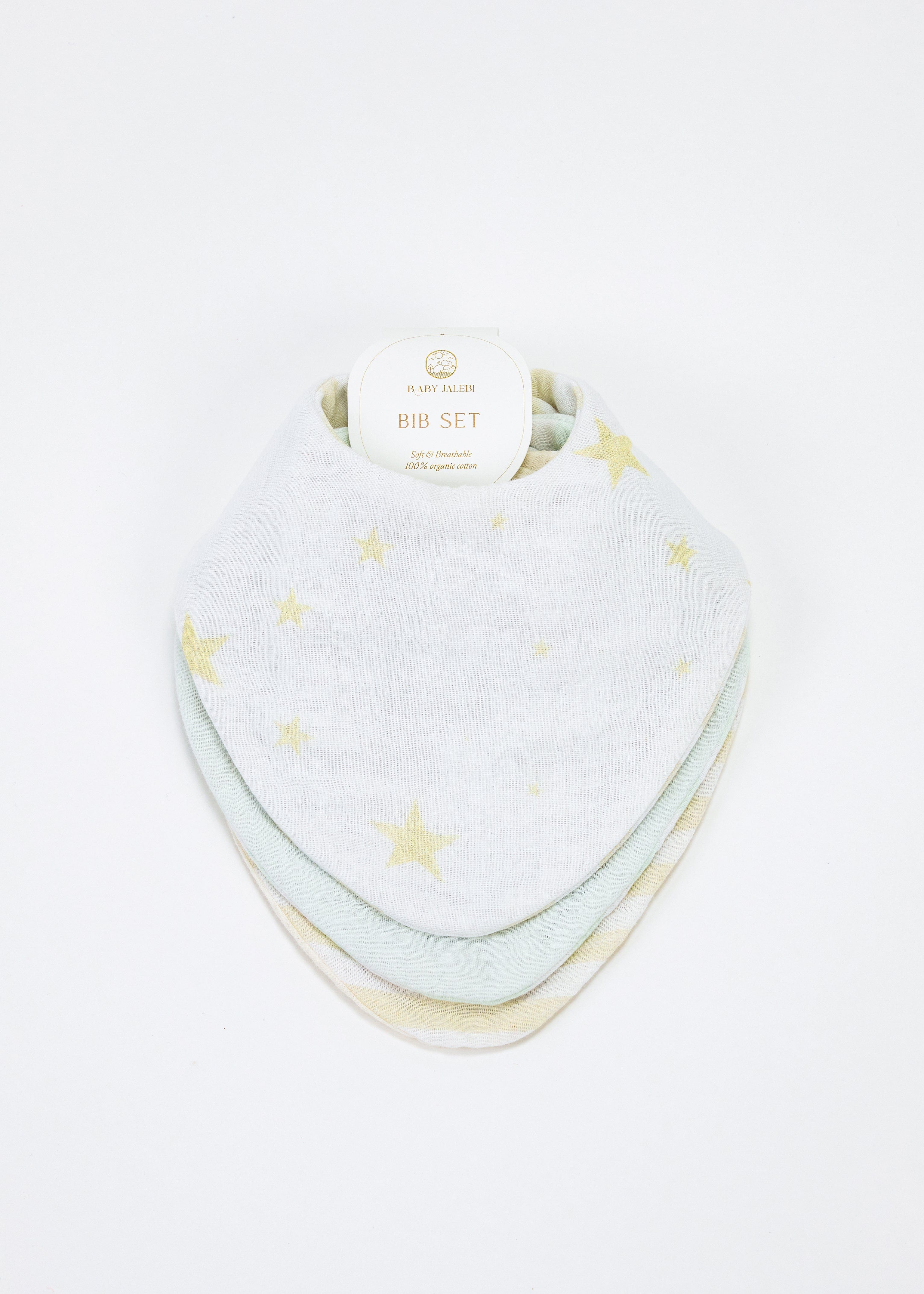 LUNA Set of 3 Bibs