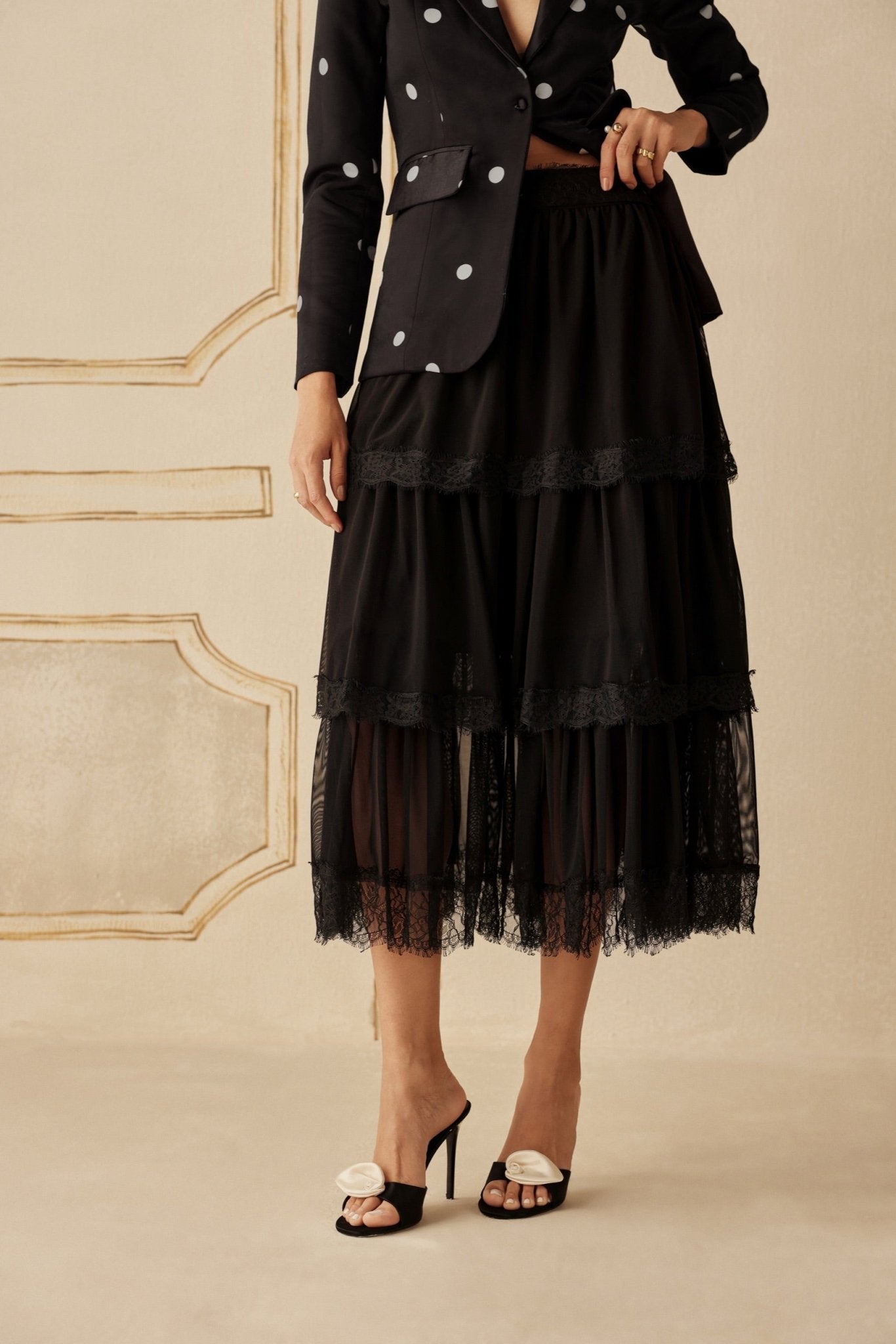 Elysee Skirt - Sage By Mala