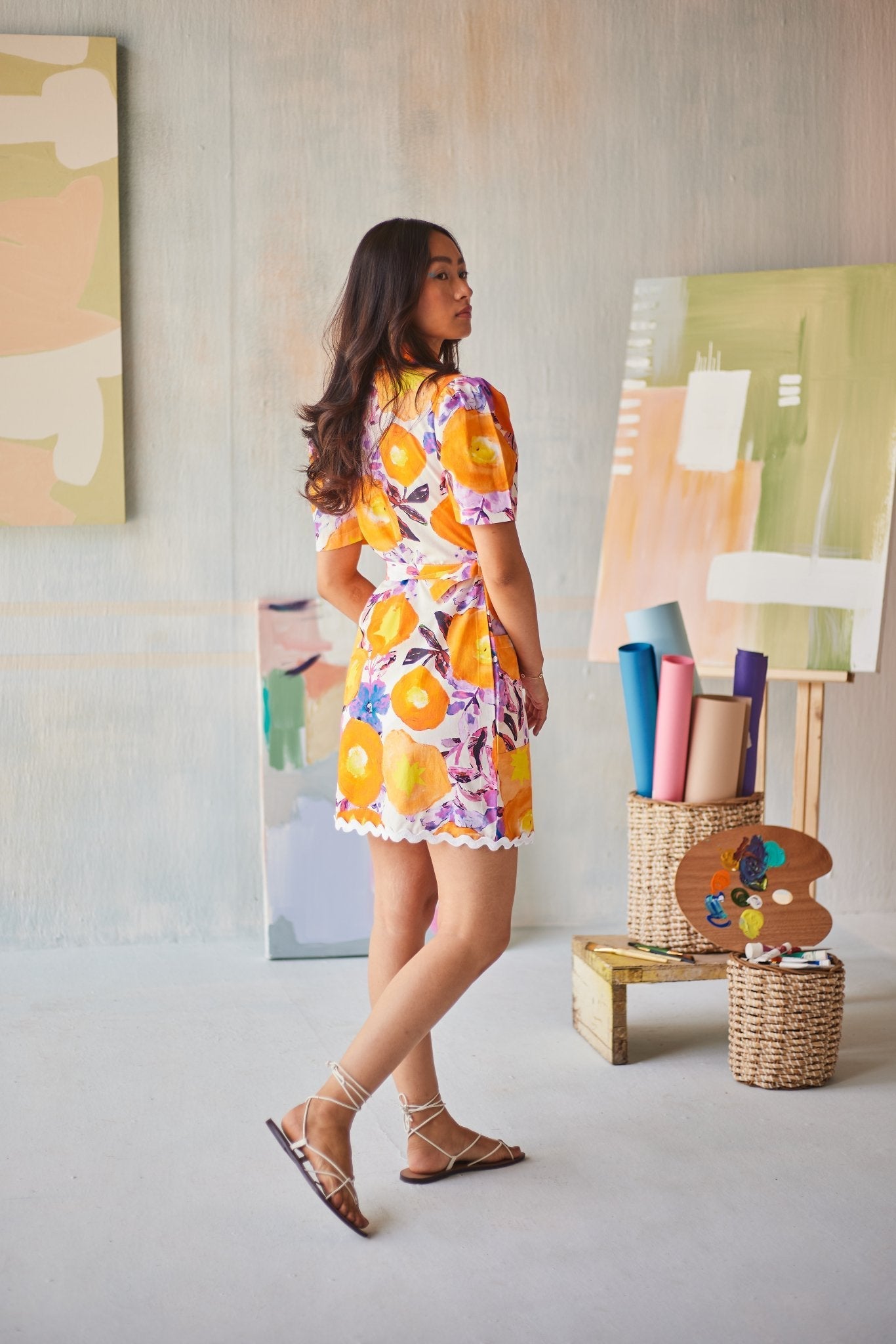 Fia Shirt dress - Sage By Mala