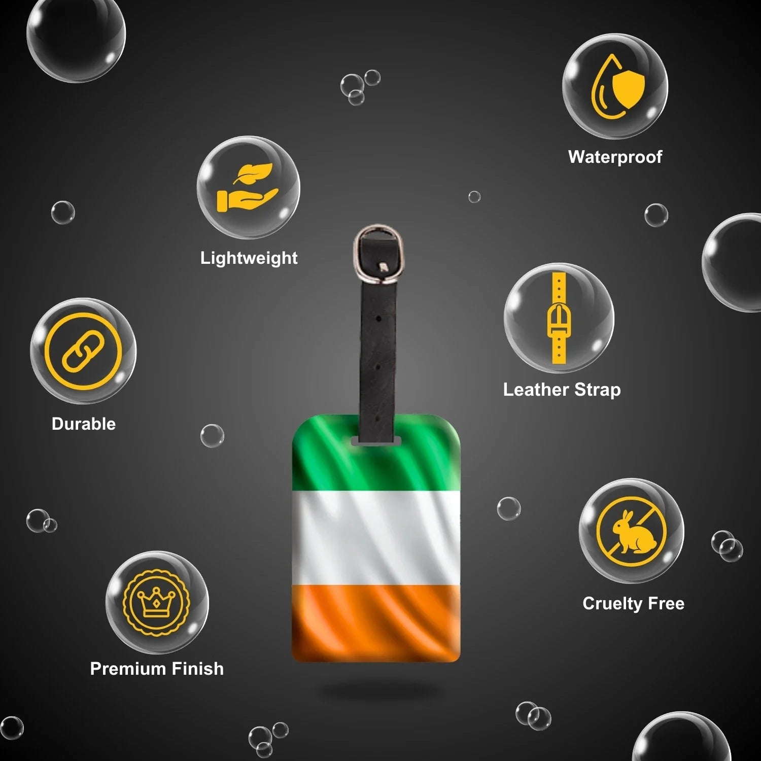 Ireland QR Bag Tag by tag8 for bag security