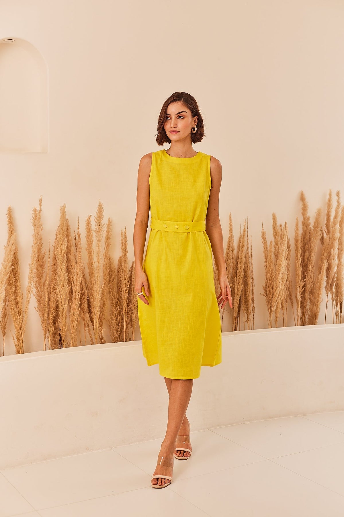 Kate Midi Dress - Sage By Mala