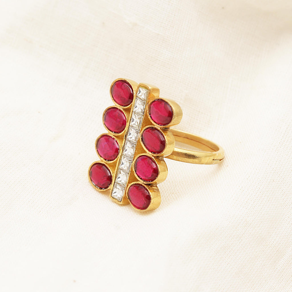 Kemp And Jadau RIng Rings - By Unniyarcha - Original Manufacturers of Silver Jewelry, Gold Plated Jewellery, Fashion Jewellery and Personalized Soul Bands and Personalized Jewelry