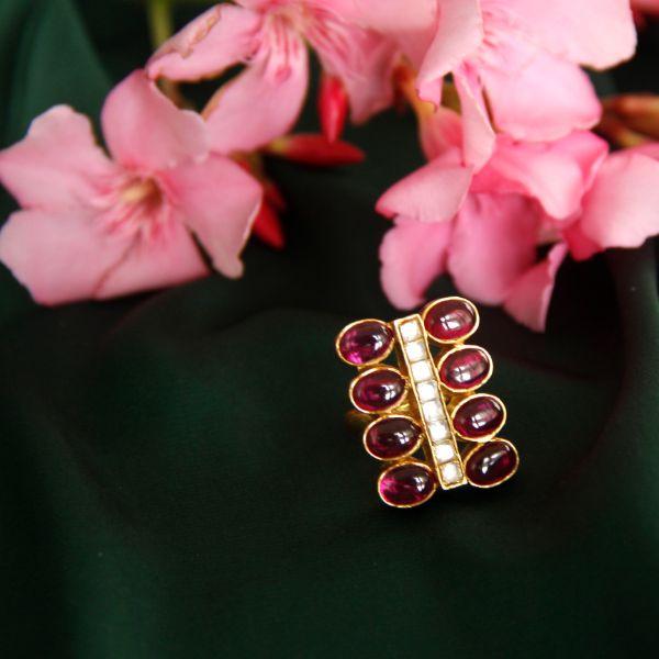 Kemp And Jadau RIng Rings - By Unniyarcha - Original Manufacturers of Silver Jewelry, Gold Plated Jewellery, Fashion Jewellery and Personalized Soul Bands and Personalized Jewelry