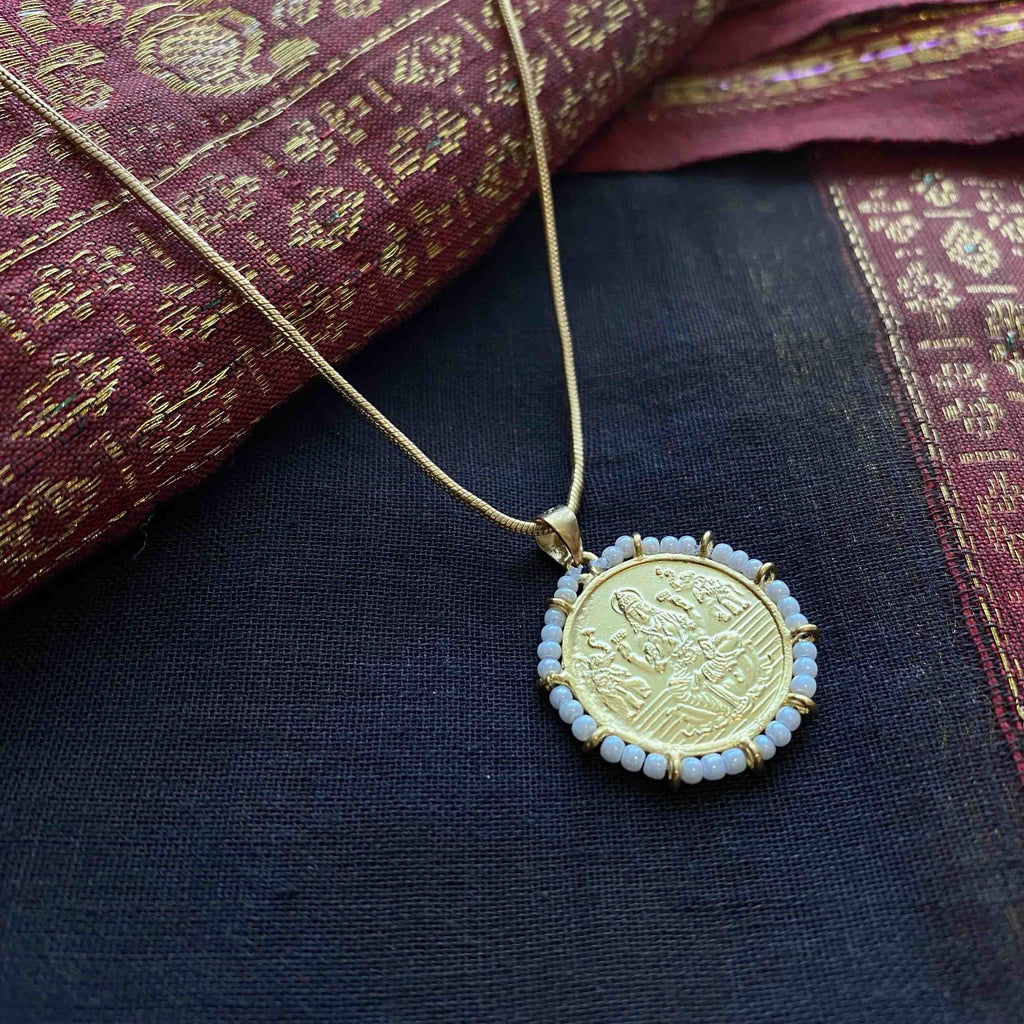 Kuber Silver Gold Plated Coin Ring Necklaces - By Unniyarcha - Original Manufacturers of Silver Jewelry, Gold Plated Jewellery, Fashion Jewellery and Personalized Soul Bands and Personalized Jewelry