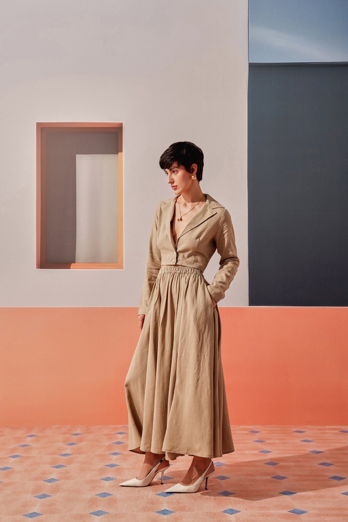 Liora Skirt - Sage By Mala