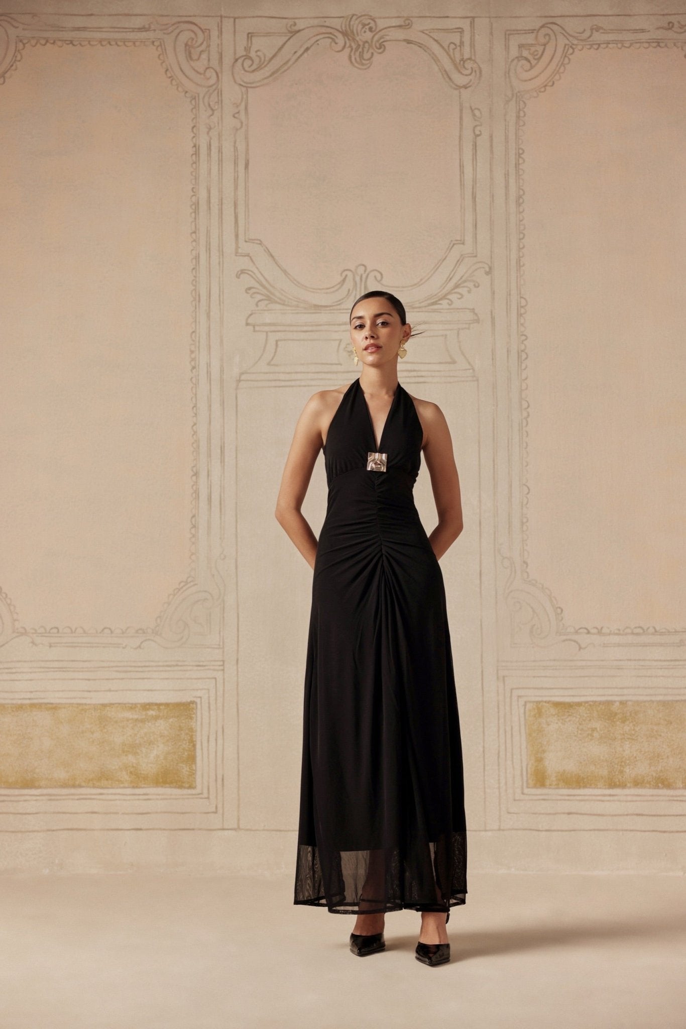 Oberkampf Dress - Sage By Mala