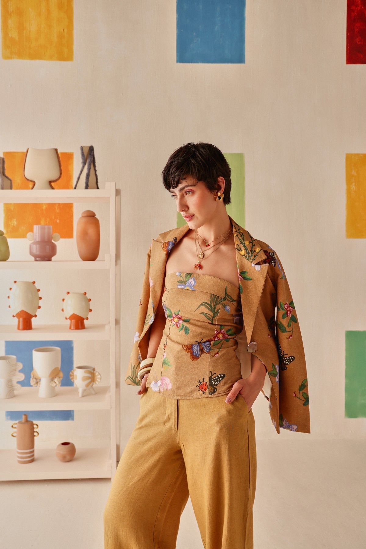 Papillon Trouser - Sage By Mala