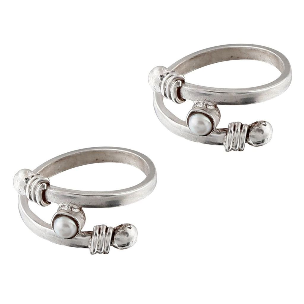 Set Of Three Silver Toe Rings (5)