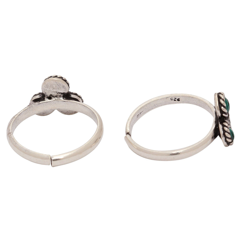 Silver Duo color Toe Ring Jewelry - By Unniyarcha - Original Manufacturers of Silver Jewelry, Gold Plated Jewellery, Fashion Jewellery and Personalized Soul Bands and Personalized Jewelry