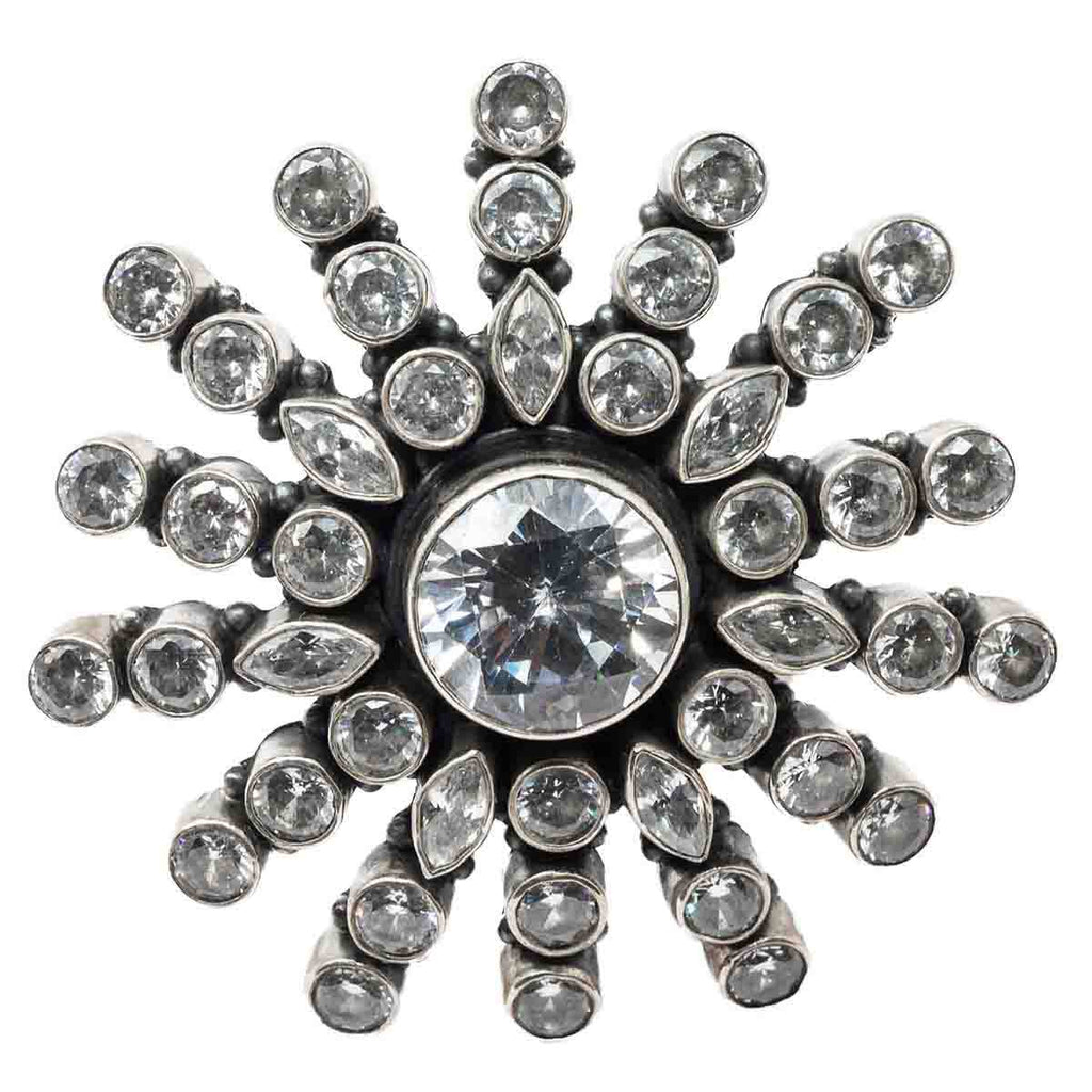Silver Flower Ring - By Unniyarcha - Original Manufacturers of Silver Jewelry, Gold Plated Jewellery, Fashion Jewellery and Personalized Soul Bands and Personalized Jewelry