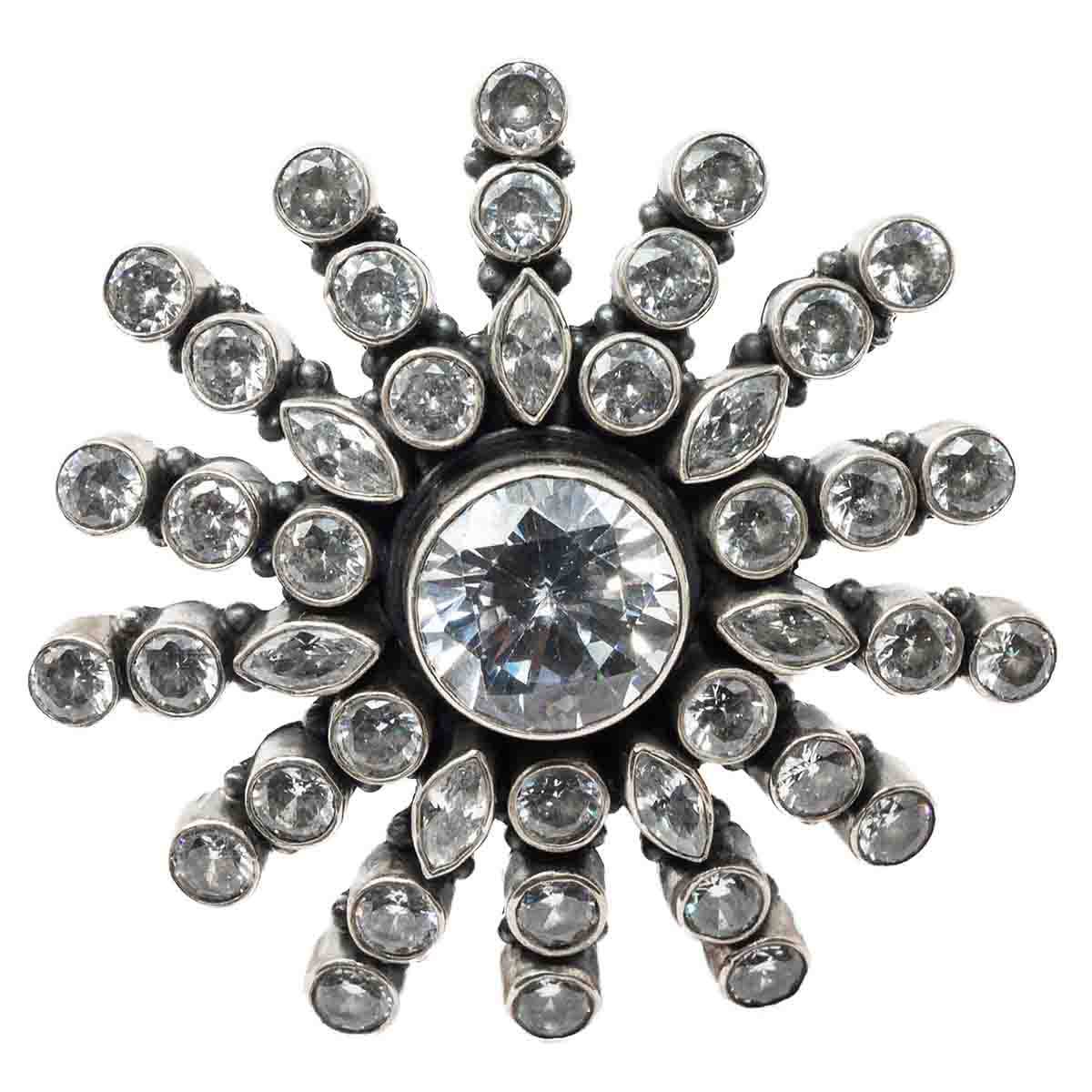 Silver Flower Ring - By Unniyarcha - Original Manufacturers of Silver Jewelry, Gold Plated Jewellery, Fashion Jewellery and Personalized Soul Bands and Personalized Jewelry