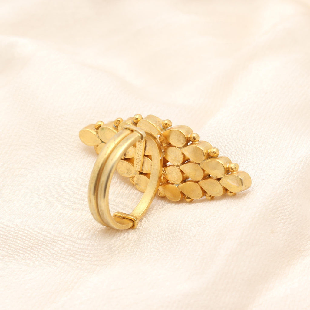Silver Gold Plated Blue Ring Rings - By Unniyarcha - Original Manufacturers of Silver Jewelry, Gold Plated Jewellery, Fashion Jewellery and Personalized Soul Bands and Personalized Jewelry