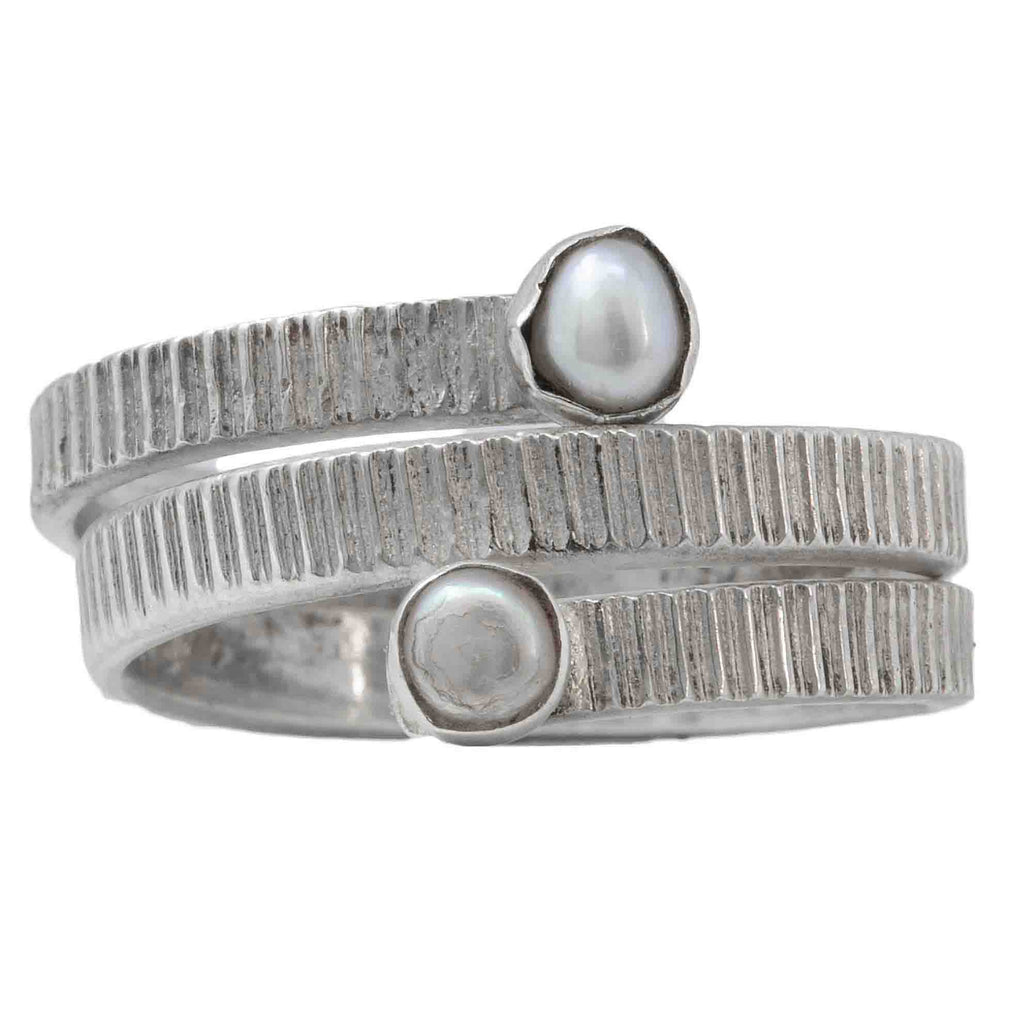 Silver Pearl Toe Ring - By Unniyarcha - Original Manufacturers of Silver Jewelry, Gold Plated Jewellery, Fashion Jewellery and Personalized Soul Bands and Personalized Jewelry
