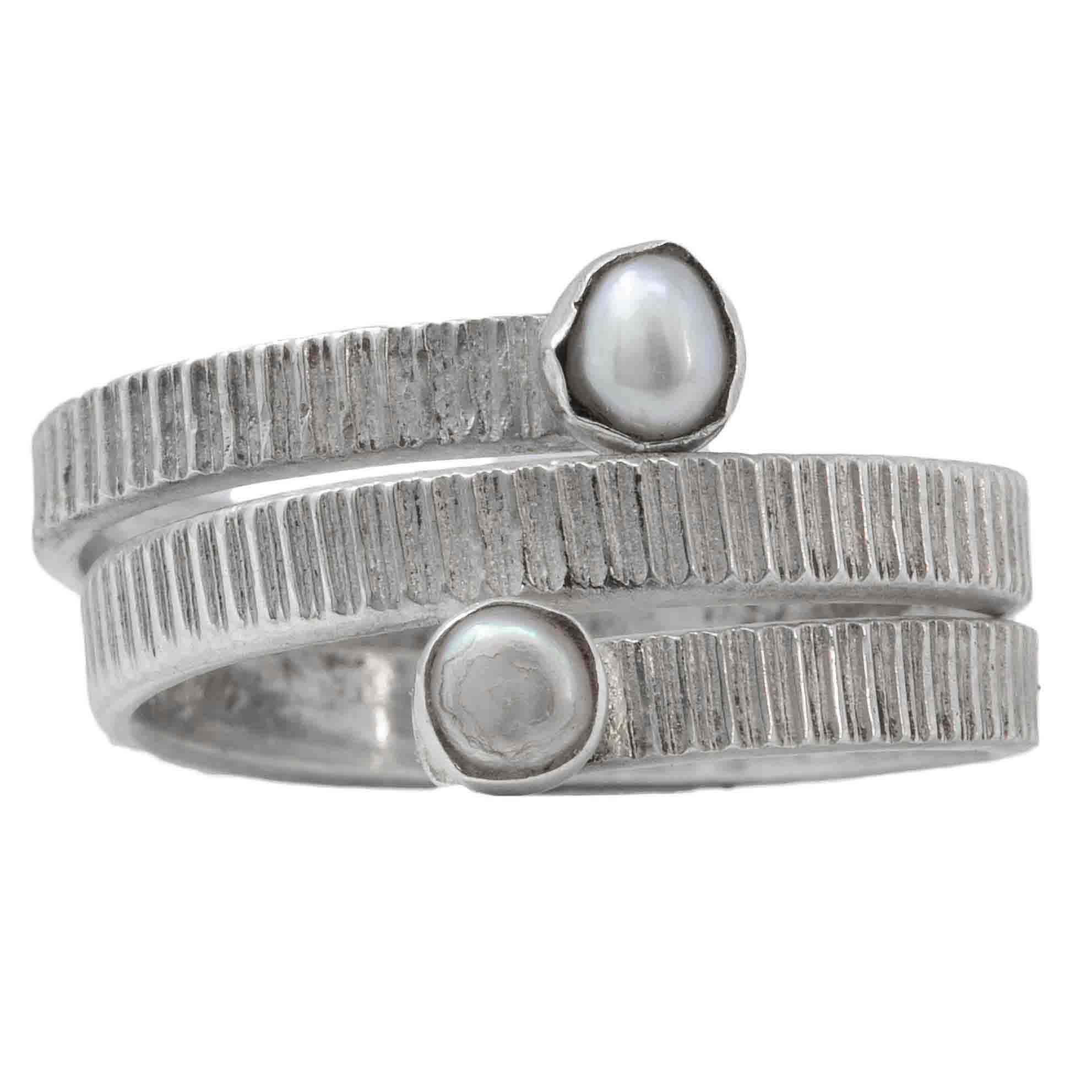 Silver Pearl Toe Ring - By Unniyarcha - Original Manufacturers of Silver Jewelry, Gold Plated Jewellery, Fashion Jewellery and Personalized Soul Bands and Personalized Jewelry