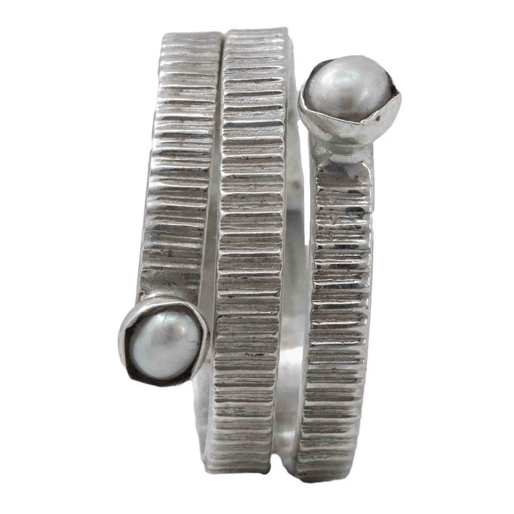 Silver Pearl Toe Ring - By Unniyarcha - Original Manufacturers of Silver Jewelry, Gold Plated Jewellery, Fashion Jewellery and Personalized Soul Bands and Personalized Jewelry