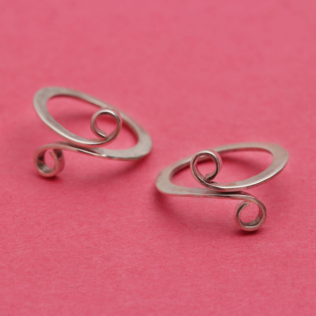 Simple Wired Sterling Silver Toe Ring (Pair) Toe Rings - By Unniyarcha - Original Manufacturers of Silver Jewelry, Gold Plated Jewellery, Fashion Jewellery and Personalized Soul Bands and Personalized Jewelry
