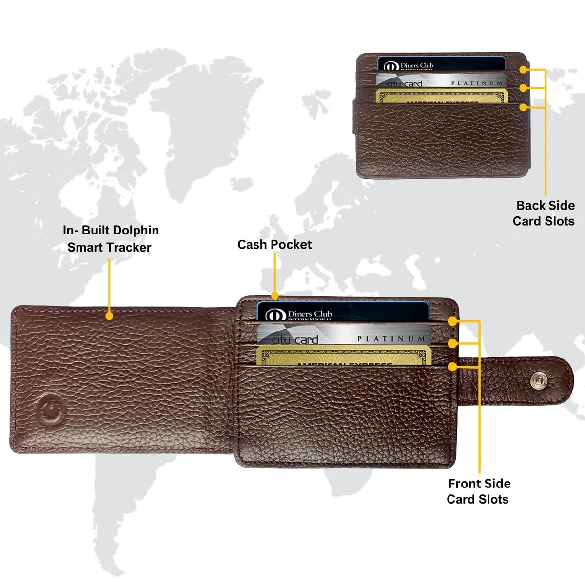 tag8 Dolphin Card Holder for secure and stylish storage of your essential cards