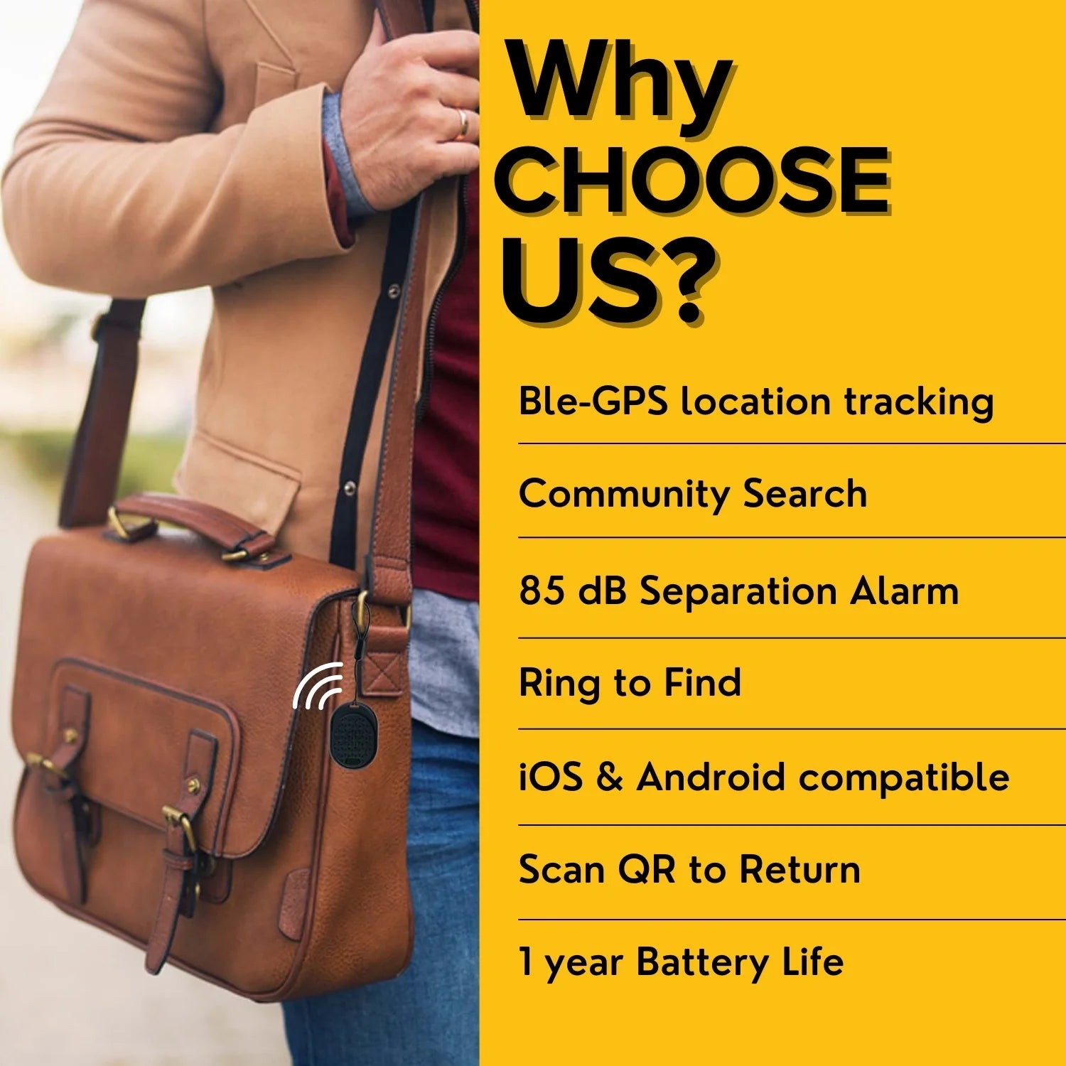 tag8 Dolphin Max Smart Bluetooth Tracker for enhanced tracking and security of valuables