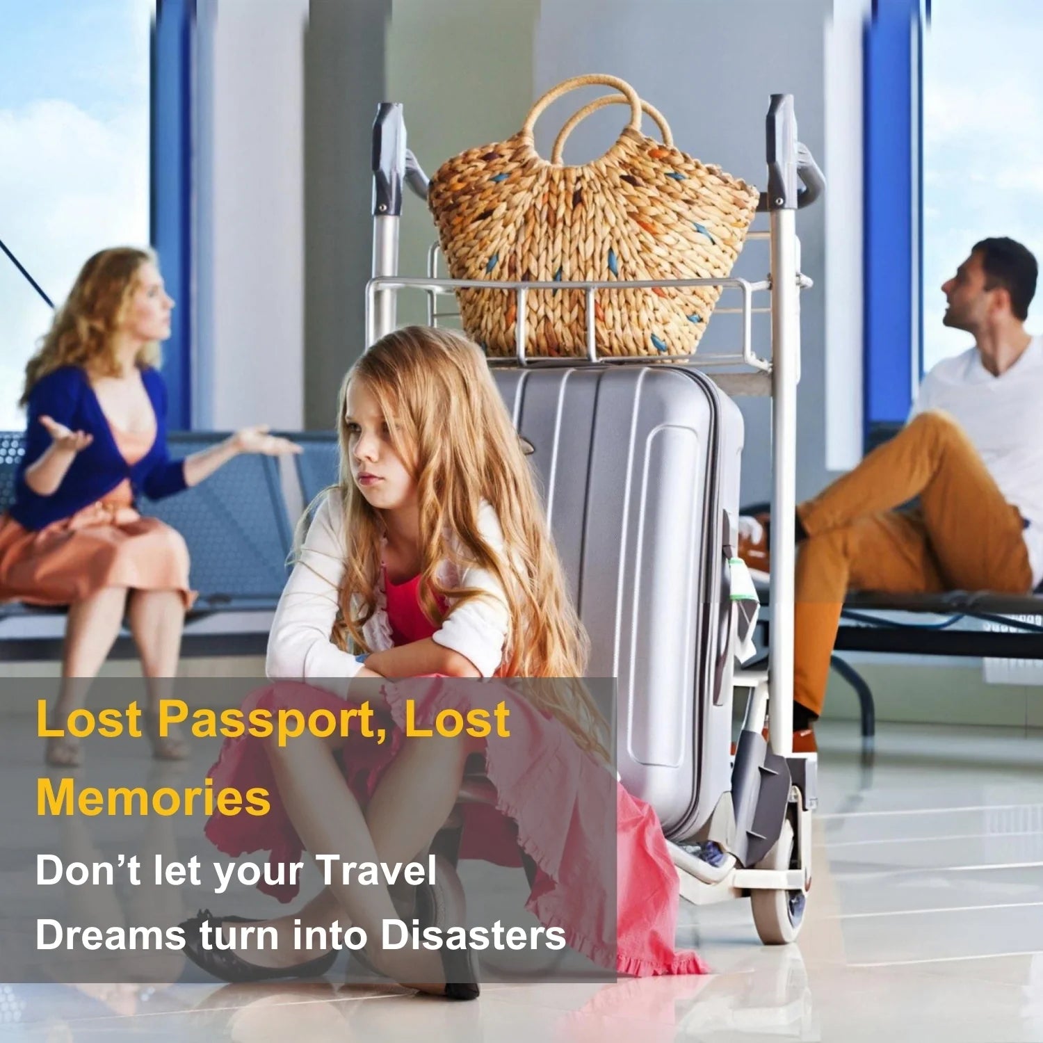 tag8 Family Passport Tracker Holder for organized family travel with smart tracking and secure storage