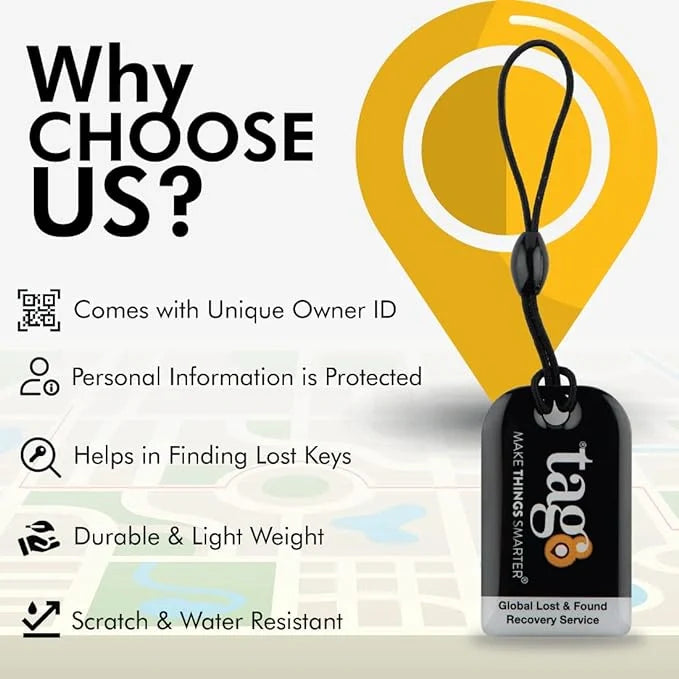 tag8 Key Security Tag for smart tracking and protection of your essential keys