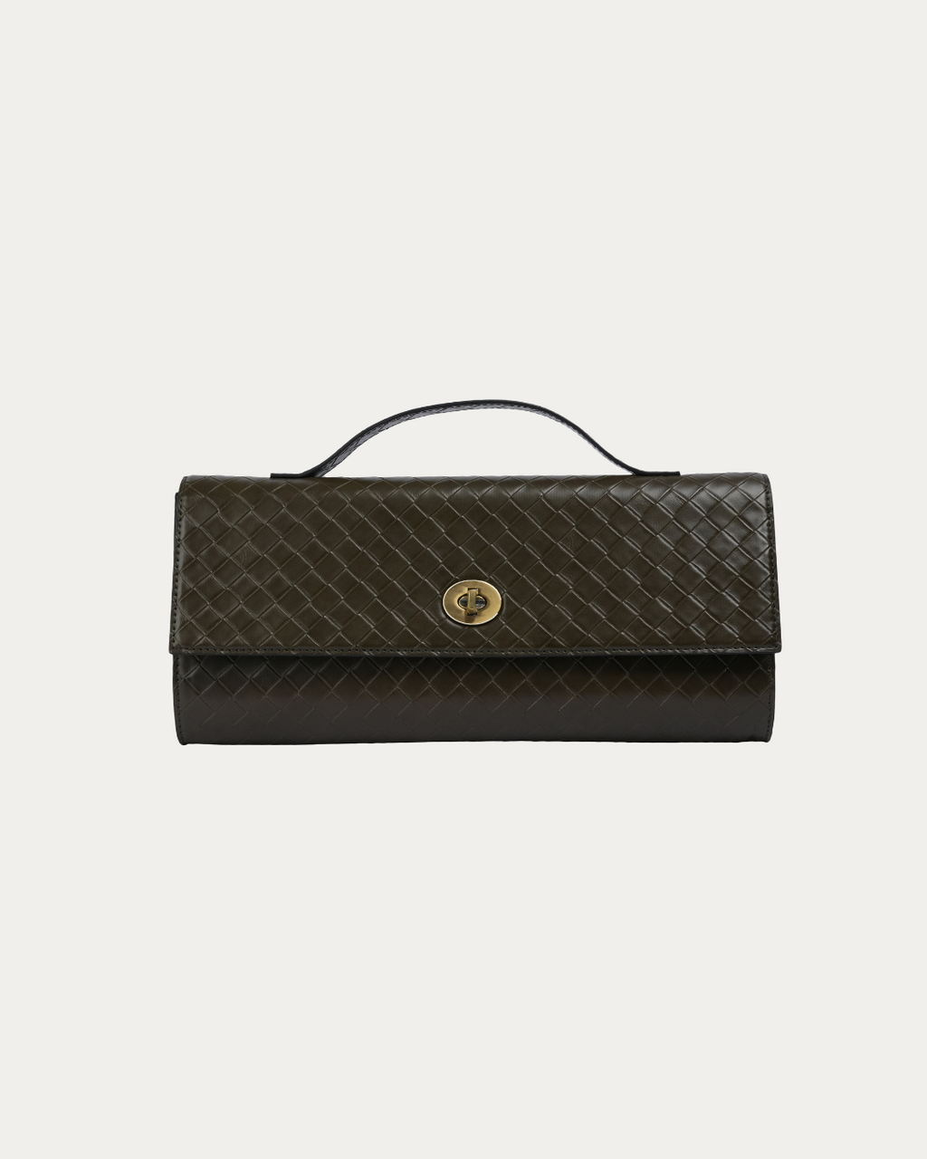 The Criss Olive Green Clutch Bag