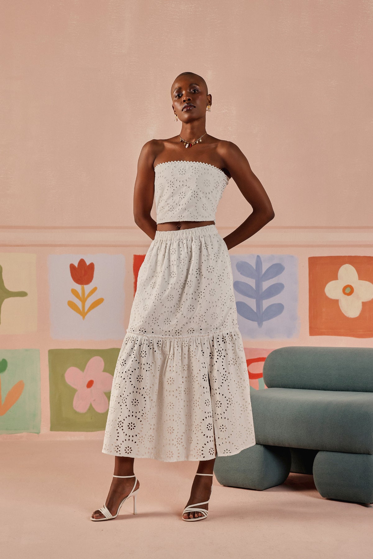 Vivea Skirt - Sage By Mala