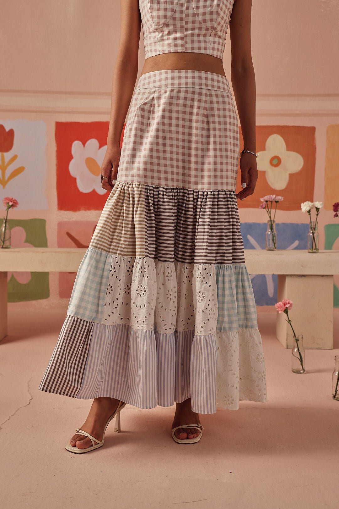 Zarna Skirt - Sage By Mala