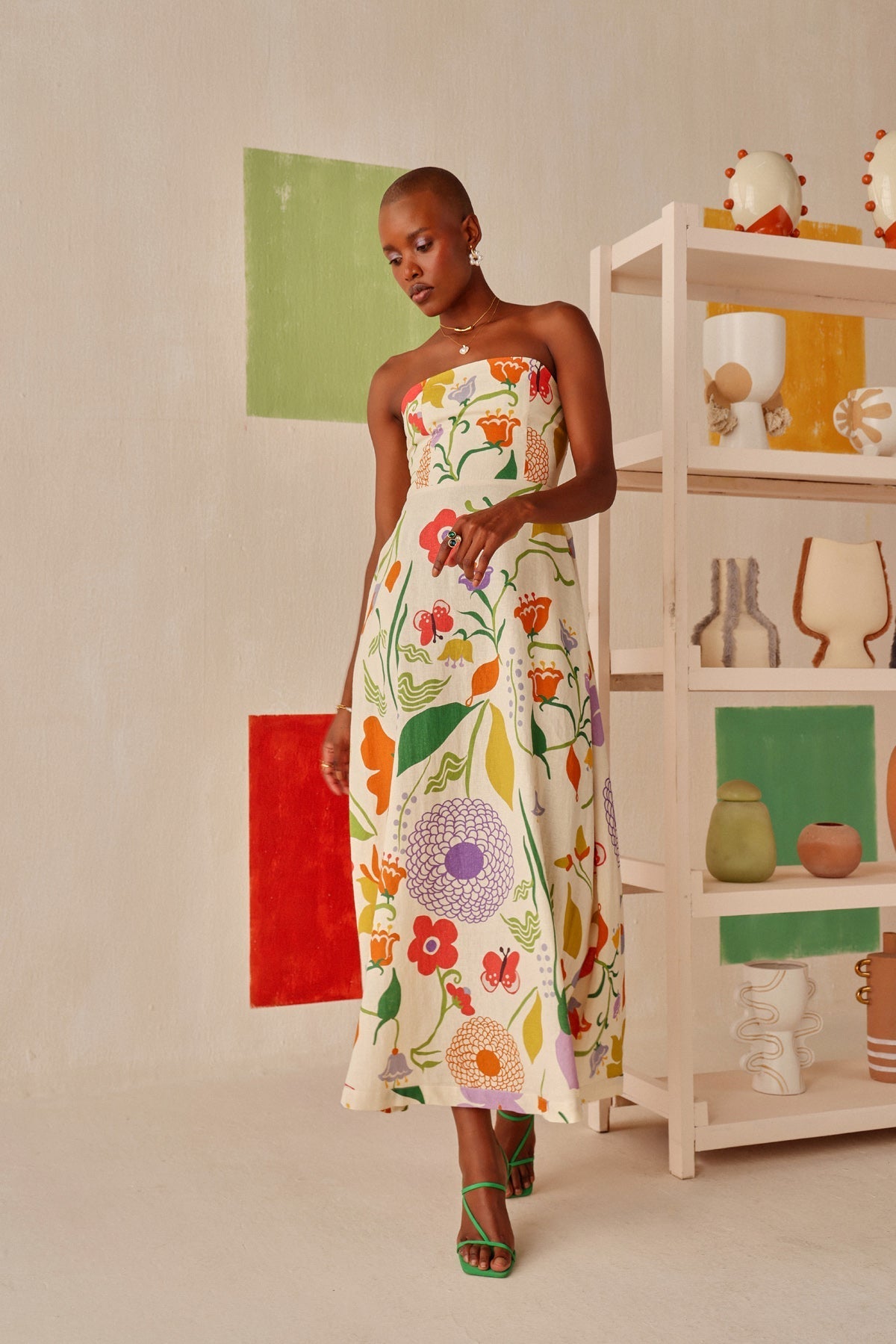 Ziva Dress - Sage By Mala